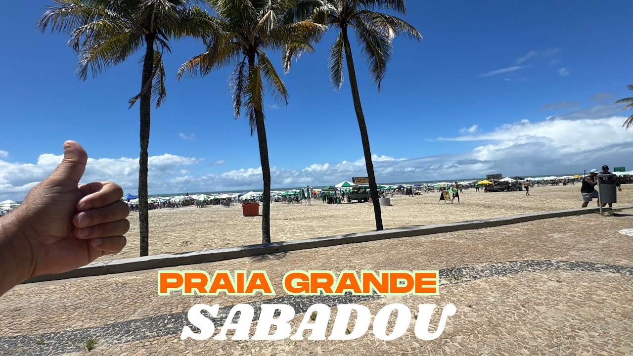 SABADÃO CALOR EM PRAIA GRANDE DEU PRAIA 
