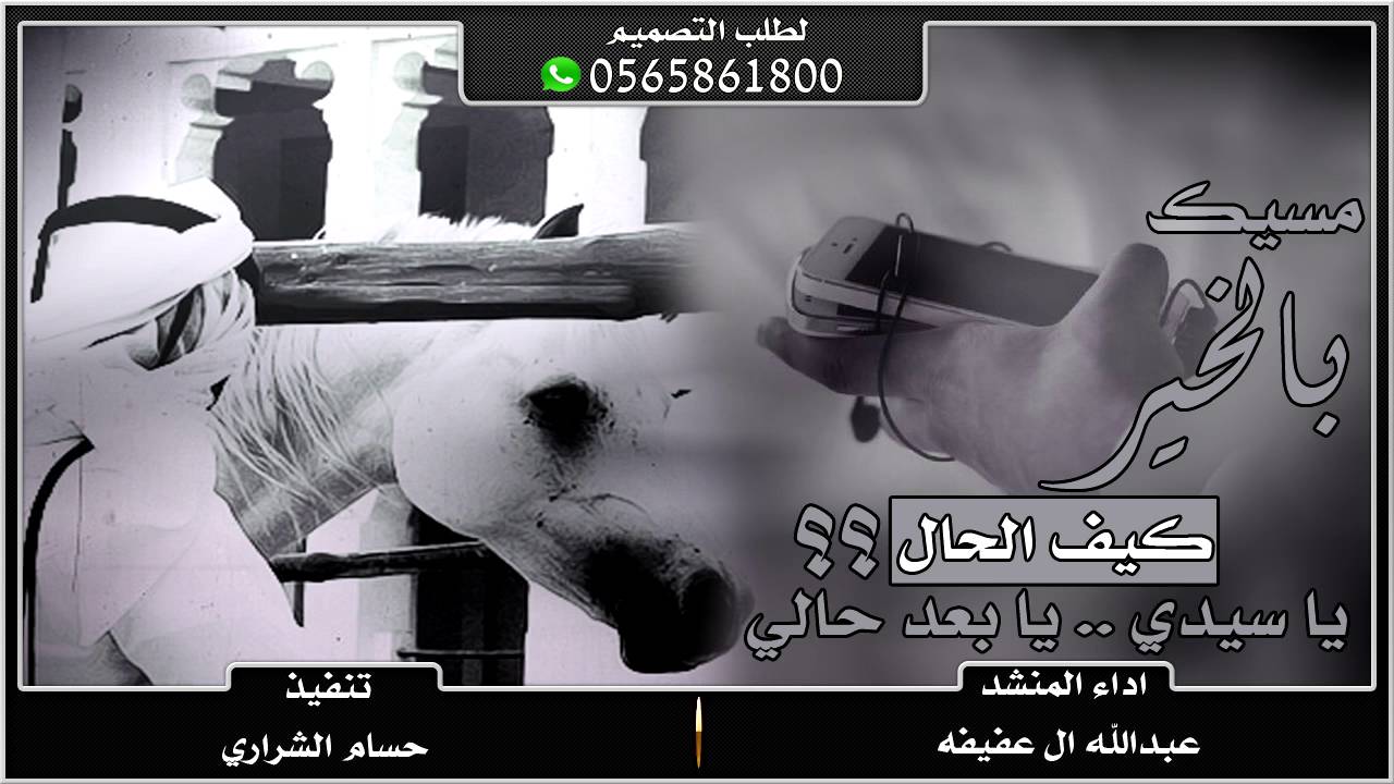 شيلة مسيك بالخير || اداء عبدالله ال عفيفه المري || تنقيذ حسام الشراري + Mp3