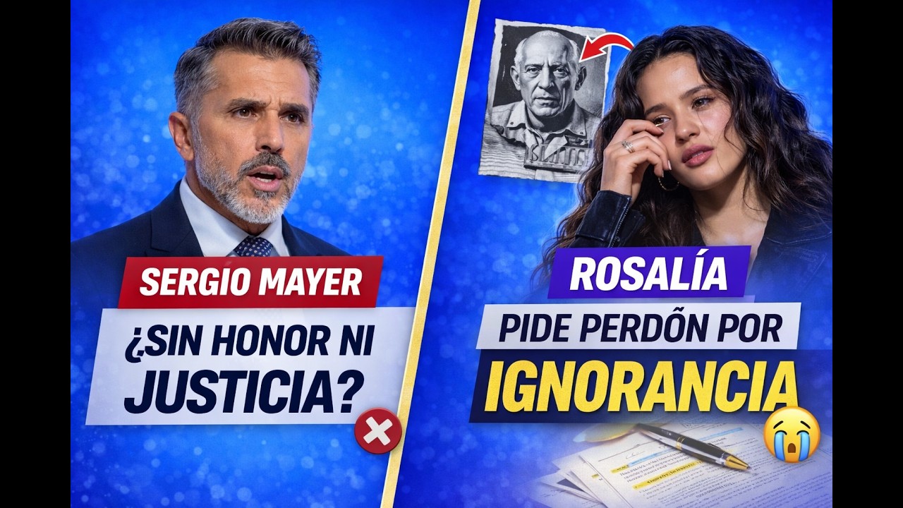 Rosalía reconoce que se equivocó.  Mayer no llegó a honor y justicia