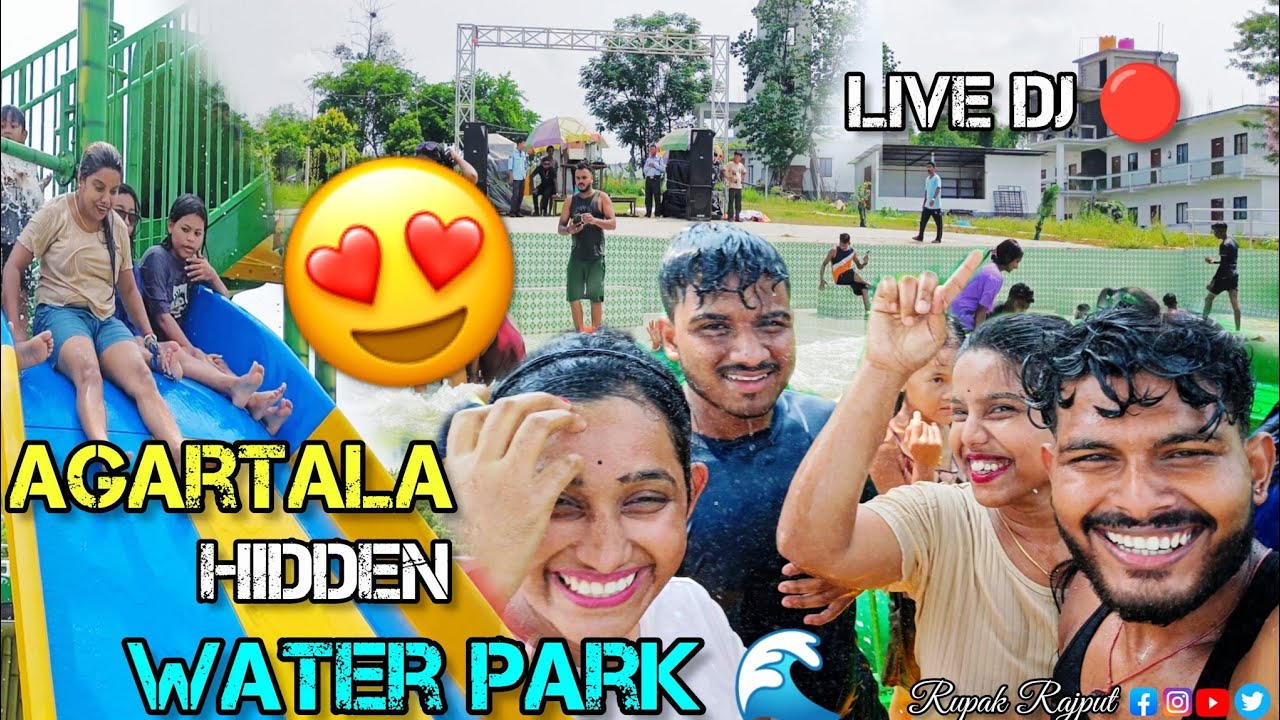 Uttarayan Ayush Gram Water Park 🌊💦DJ Live 🔴 Show 🤟🏻 || @RupakRajput02  || Agartala Tripura