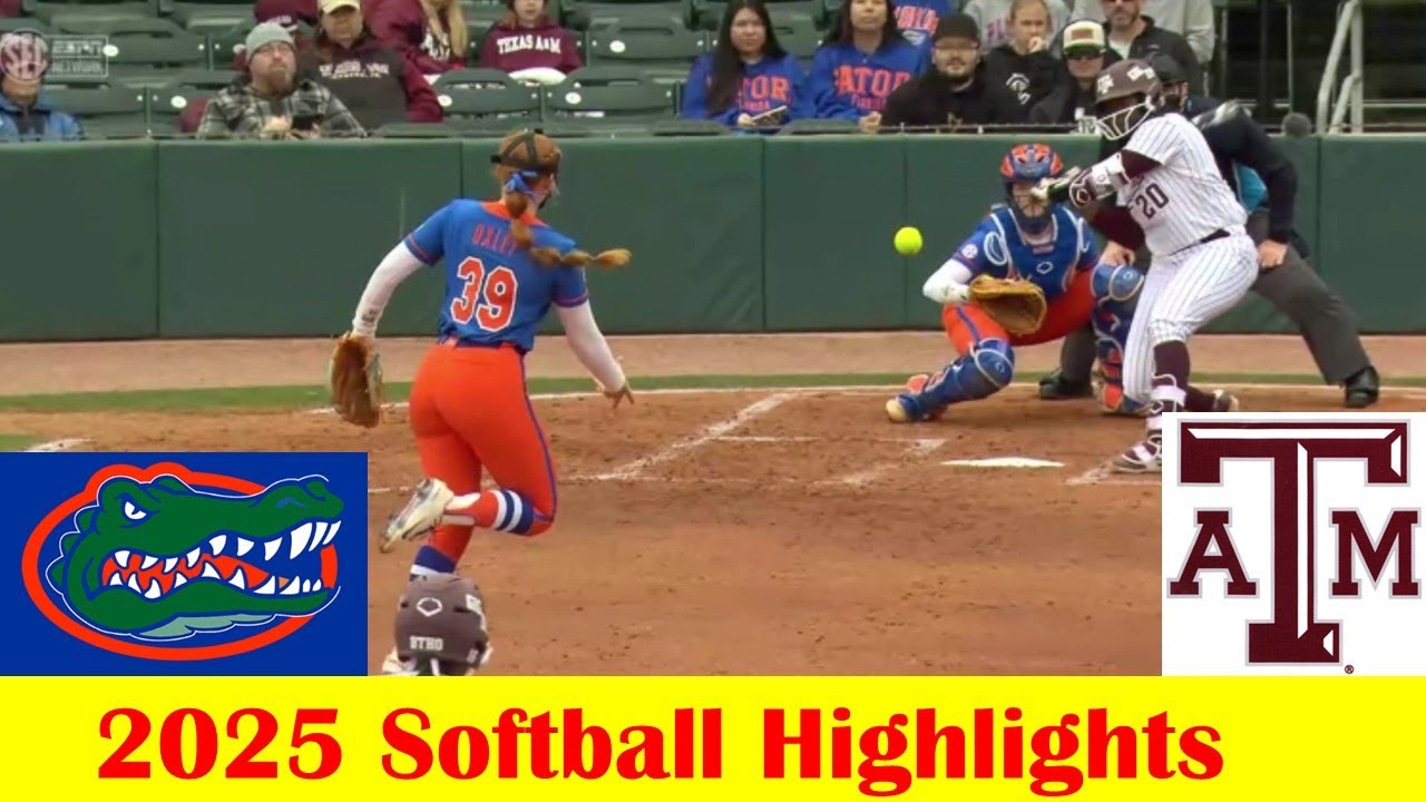 #3 Florida vs #4 Texas A&M Softball Game Highlights 3 9 2025