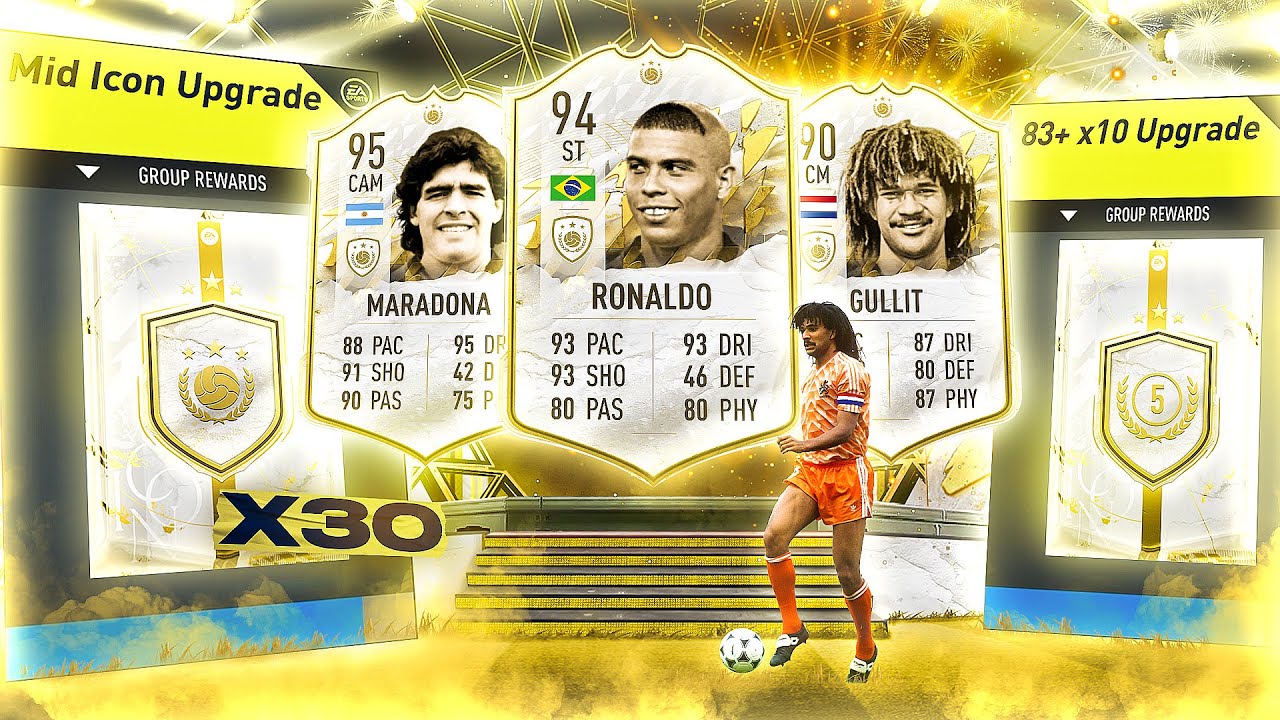 FIFA 22 30 x Guaranteed Mid Icon Upgrade Packs!