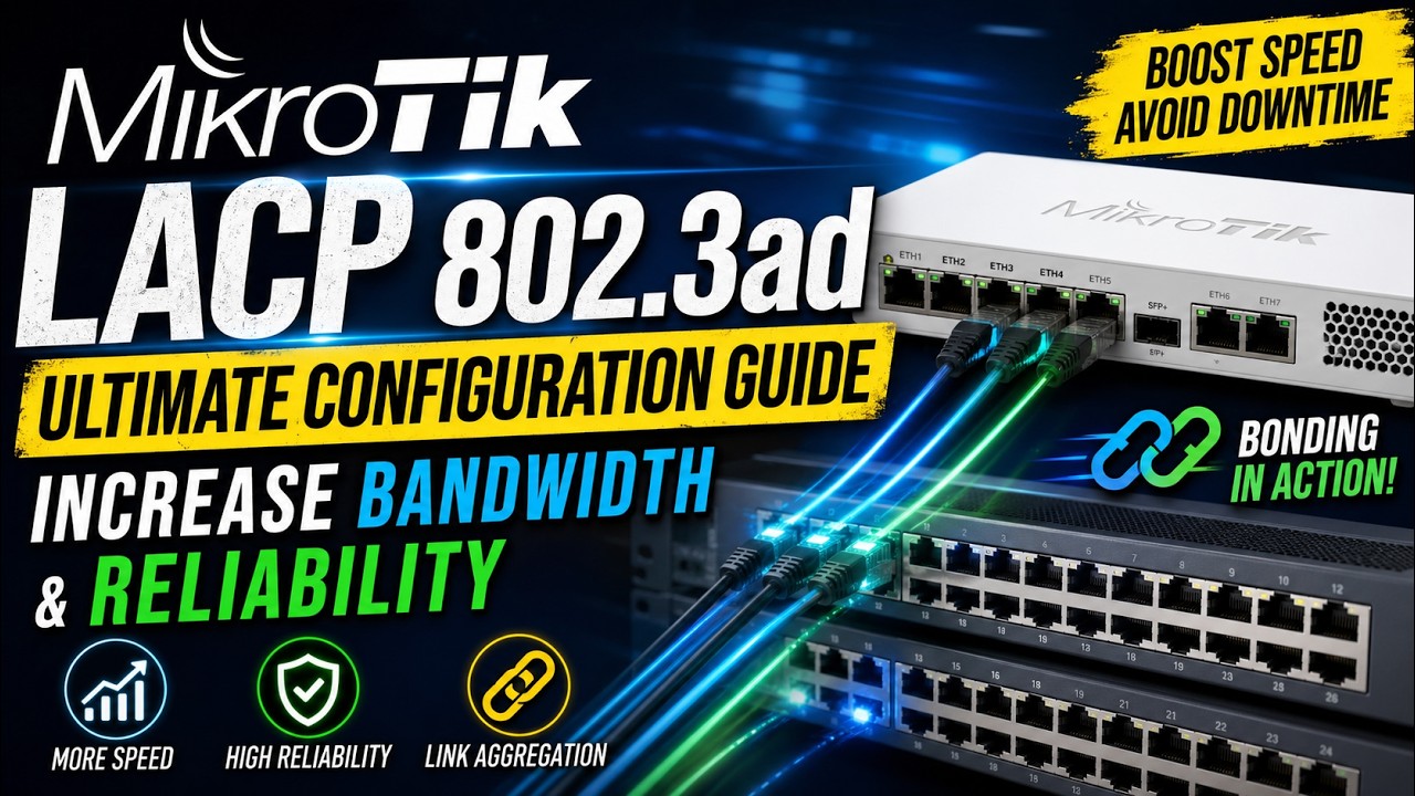 MikroTik LACP 802.3ad: Полное руководство по настройке (увеличение пропускной способности и надеж...