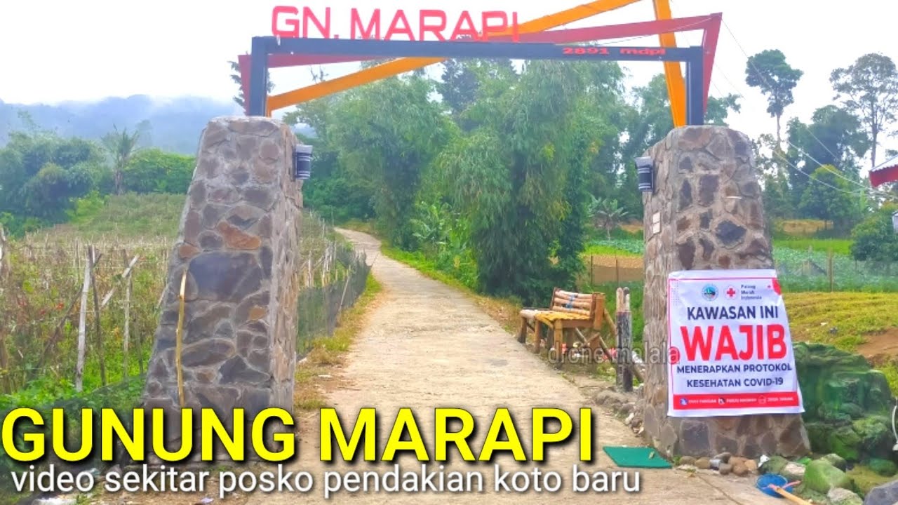 gunung marapi sumbar 2021