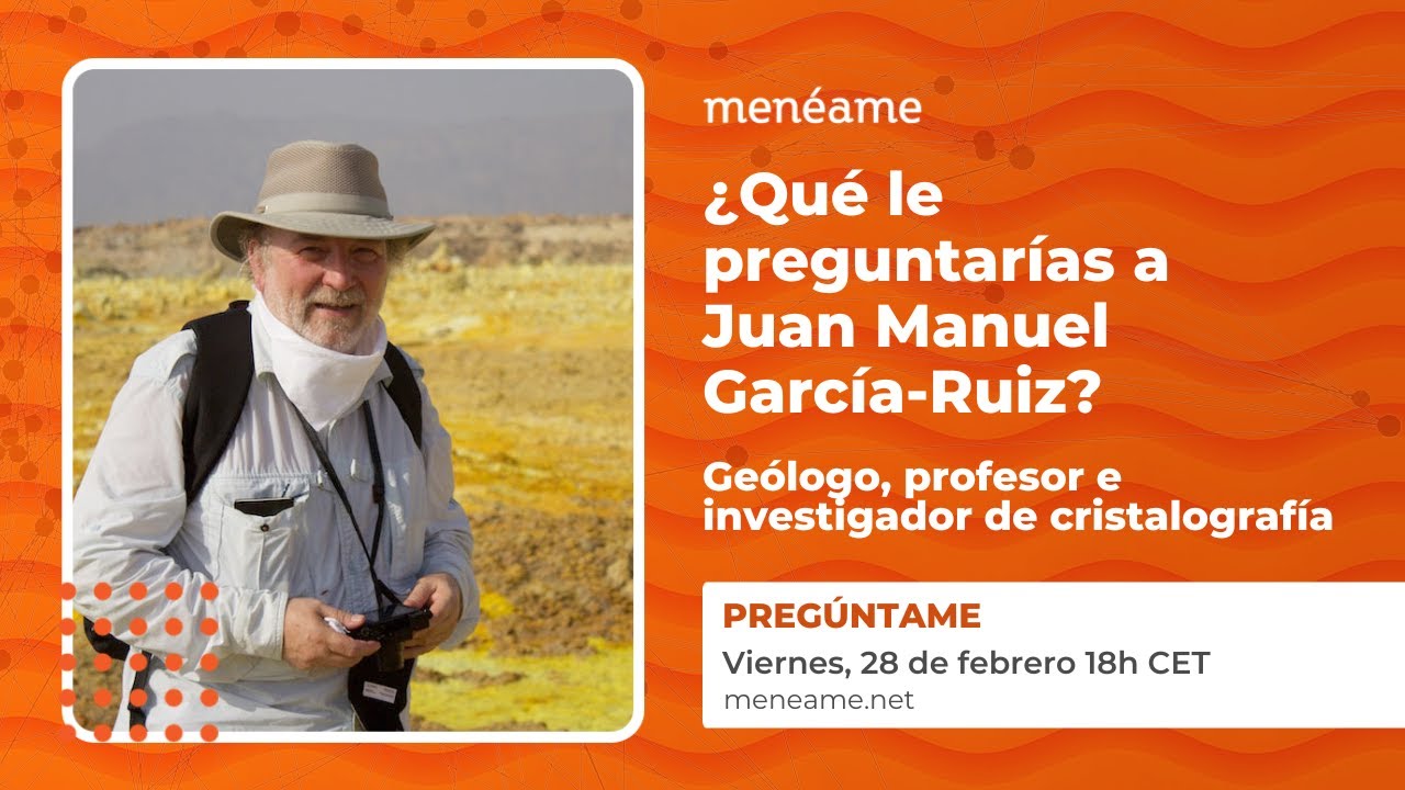 Soy Juan Manuel García-Ruiz, profesor e investigador especialista en cristalografía. Pregúntame