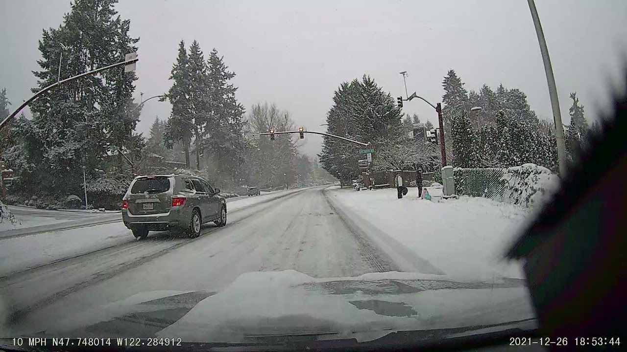 Seattle Snow Drive 2021
