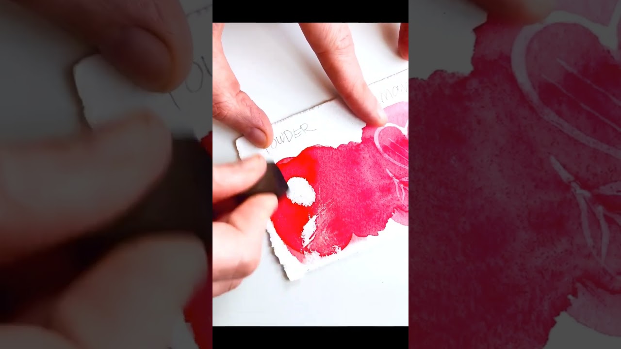 Masking Fluid Watercolours versus Masking Powder & Permanent Masking Medium