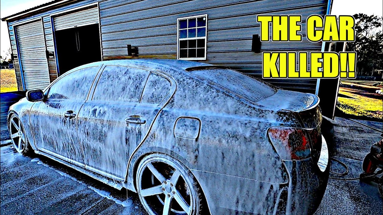 THE LEXUS GS430 GOT STONE COLD STUNNED BY THE WEATHER!