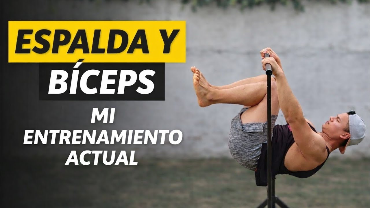 Así entreno espalda y bíceps en calistenia(Rutina completa) 