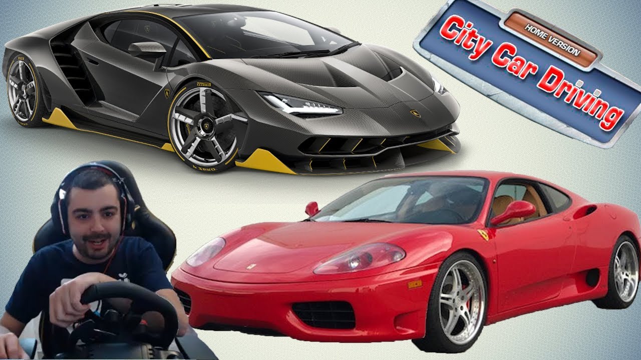 Lamborghini Huracán / Ferrari 360 Modena City Car Driving #30