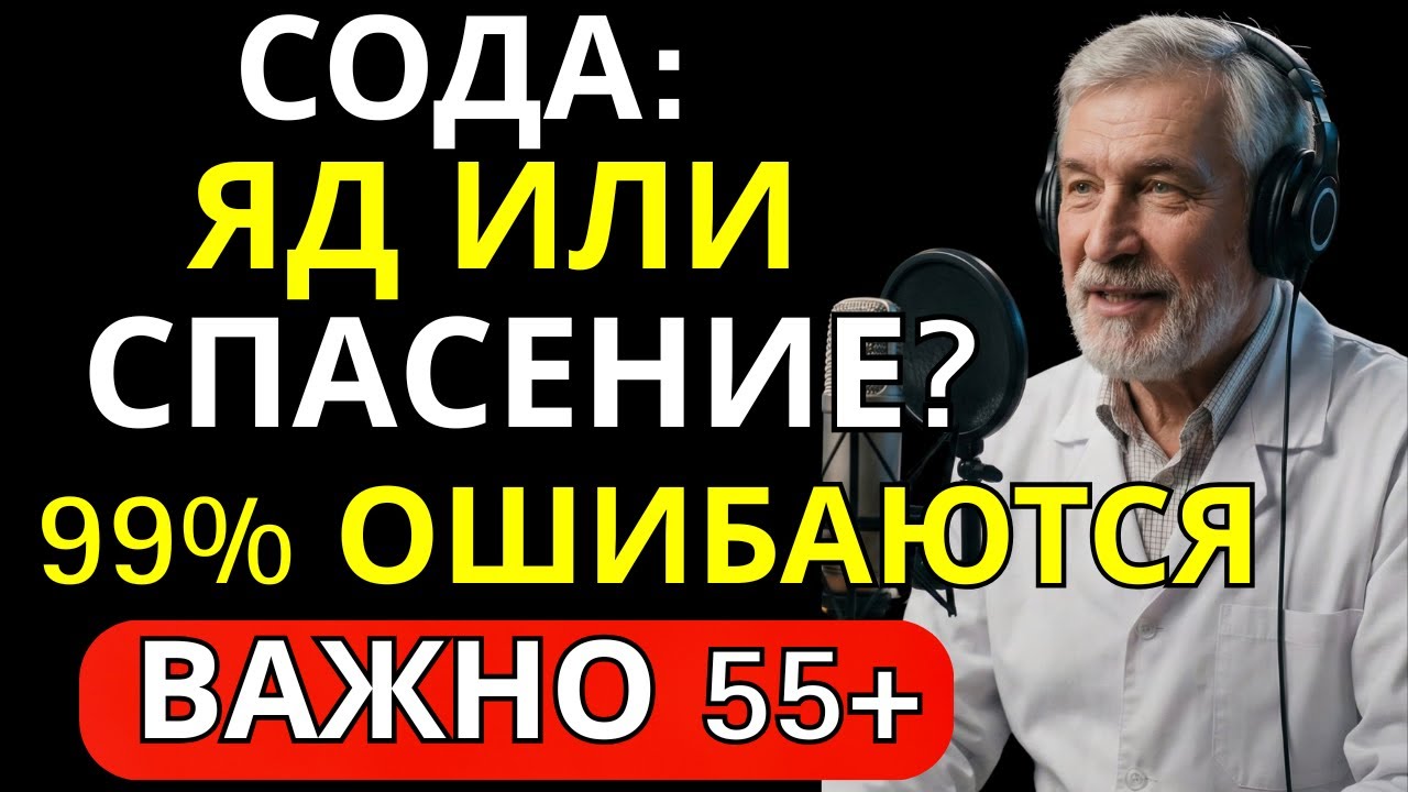 Сода от изжоги: почему после 50 она разрушает желудок и сердце | Здоровье с Доктором