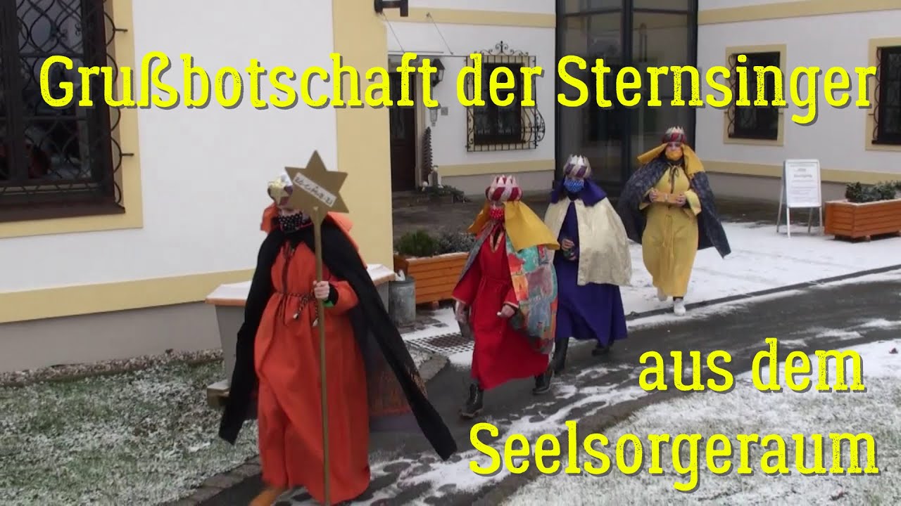 Gru&szlig;botschaft der Sternsinger aus dem Seelsorgeraum Gro&szlig; St. Florian