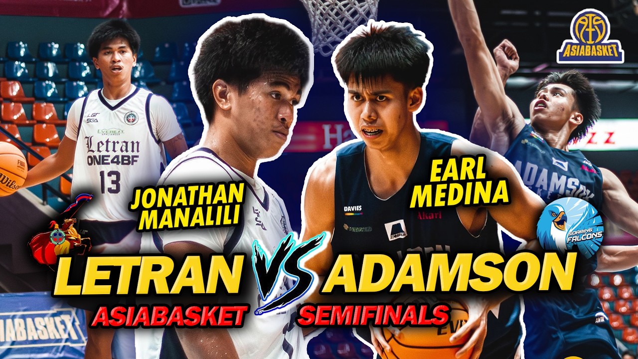 BATANG GILAS NG ADAMSON KOBE DEMISANA & EARL MEDINA VS LETRAN'S JONATHAN MANALILI & JIMBOY ESTRADA