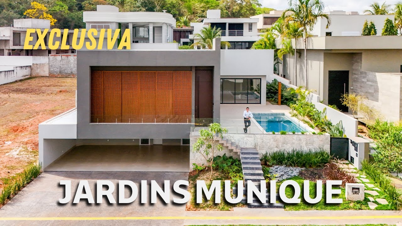 IMPONENTE E LUXUOSA RESIDÊNCIA À VENDA NO JARDINS MUNIQUE | GOIÂNIA.