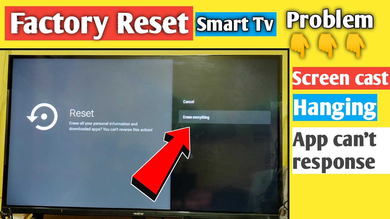 How to Factory Reset Smart tv || Realme Tv Reset kaise kare ||
How to reset realme tv ||
