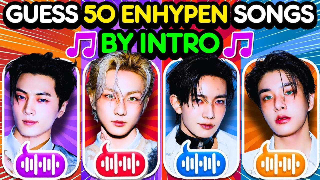 🌟 Guess The 50 ENHYPEN Songs By The INTRO 🎶 | ENHYPEN QUIZ 🧡