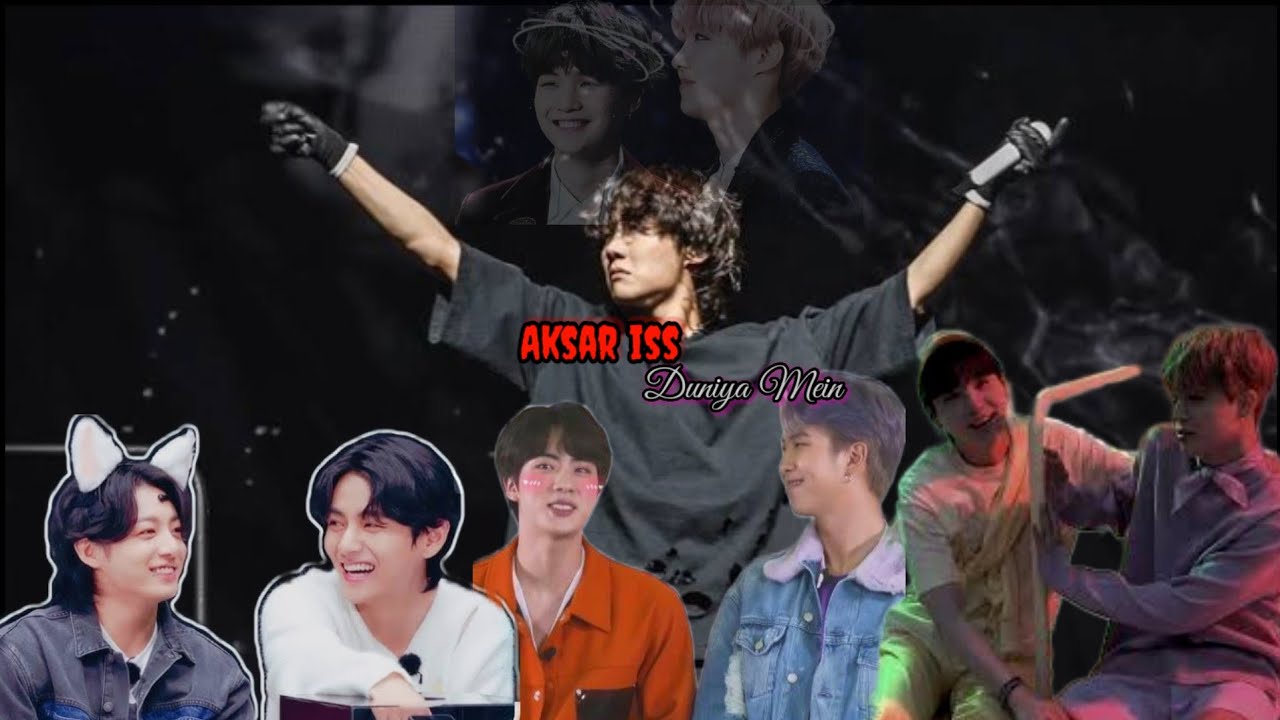 //Aksar iss duniya mein🌼🌍 // j-hope taekook yoonmin namjin🌷🤍✨ #hindisong
