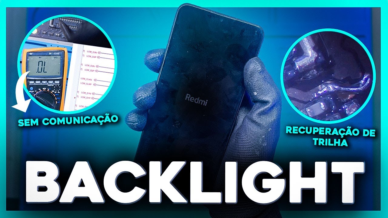 Xiaomi Redmi 9 Com Tela Preta Após Molhar Vamos Consertar? (Defeito de Backligth)
