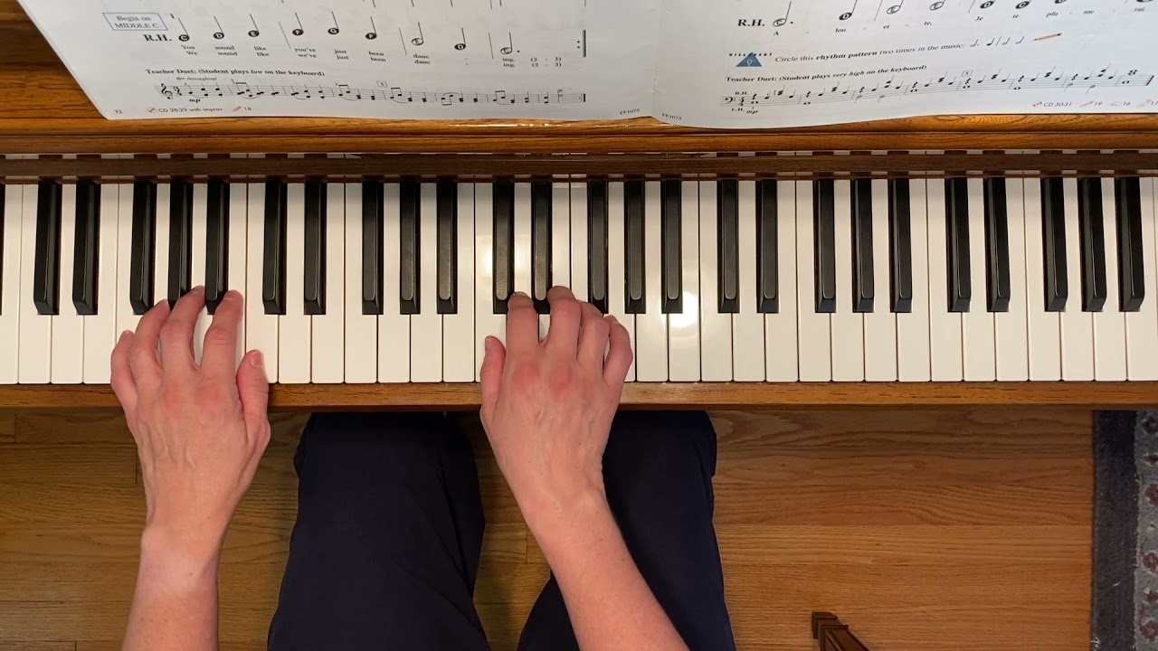 Hey, Mr  Half Note Dot! - Piano Adventures Primer Level Lesson Book