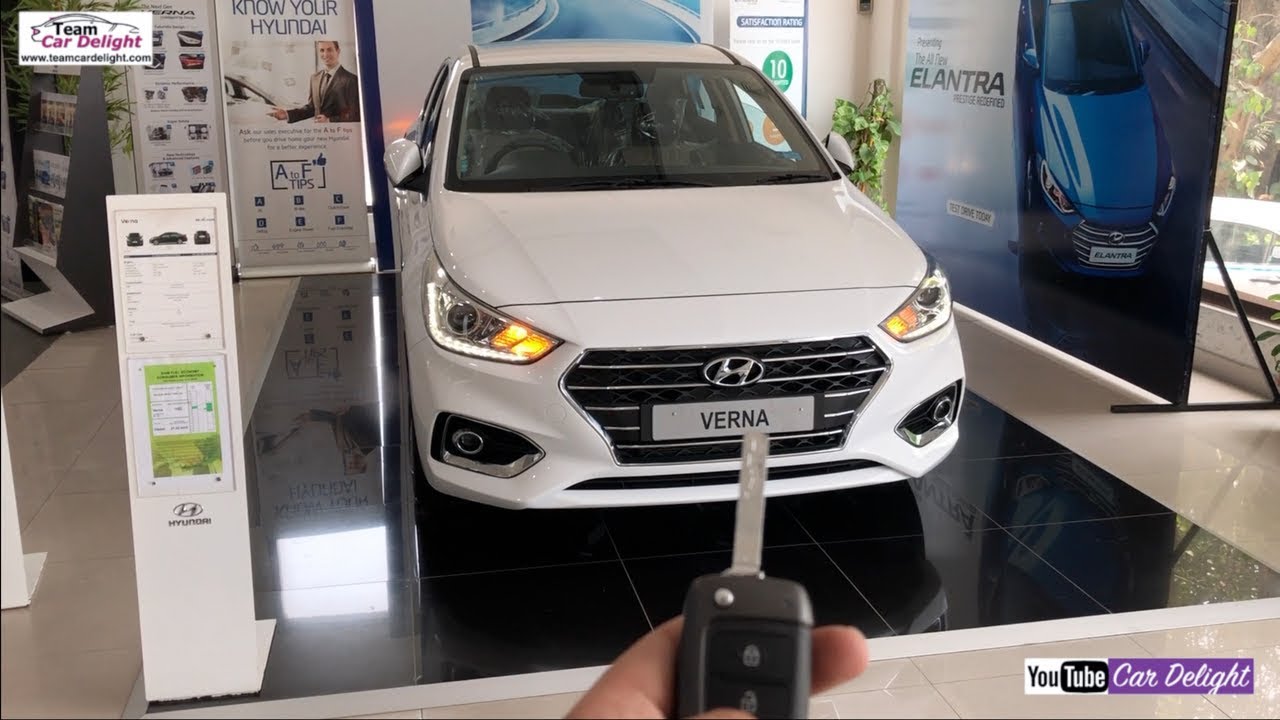 Hyunda Verna 2018 Sx Model Detailed Review With On Road Price | Team Car Delight