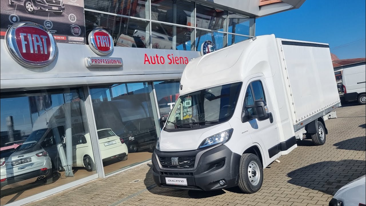 Fiat Ducato 2.2D 140CP - Car Cover: Cabina Dormit Lara in spatele cabinei si Prelata de 8 EuroPaleti