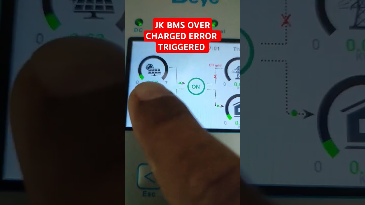 JK BMS OVER CHARGE TRIGGERED