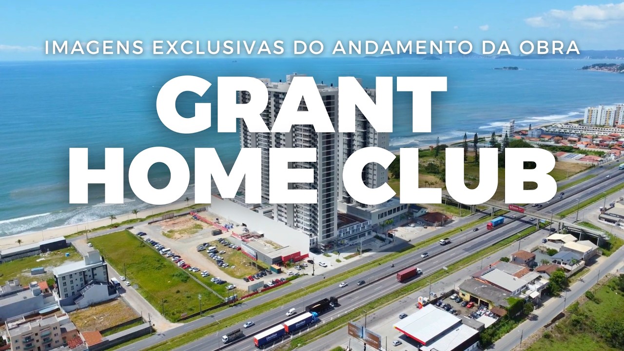 UM DOS EMPREENDIMENTOS MAIS AGUARDADOS DO LITORAL - DRONE DA OBRA DO GRANT HOME CLUB EM BARRA VELHA