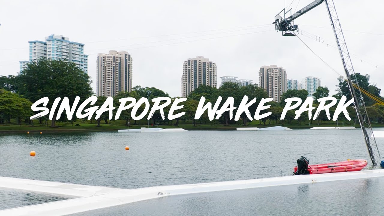 First Laps at Singapore Wake Park!