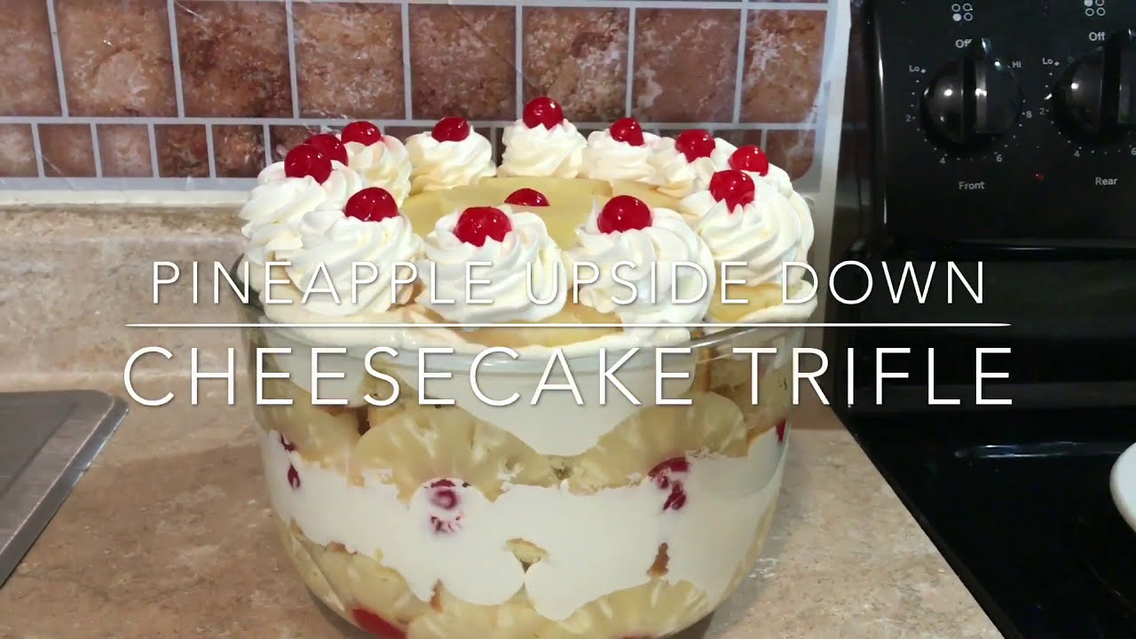 Pineapple Upside Down Layered Bowl | No Bake Cheesecake Recipe