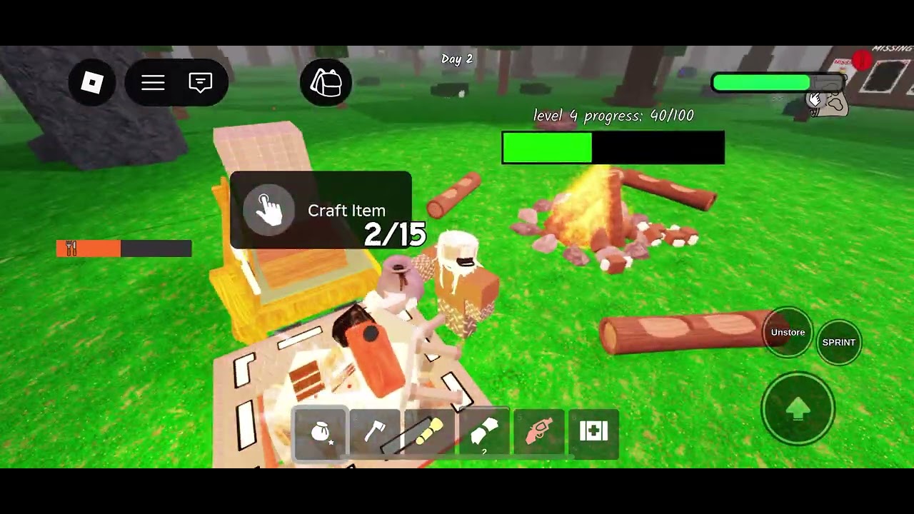 Playing 99 nights again^_^ #roblox #99nightintheforest 