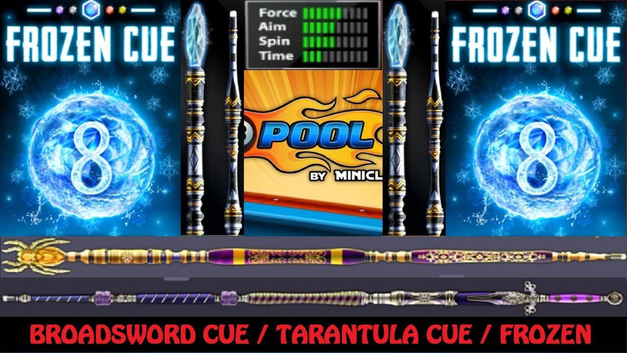 FRRRRROZEN CUE! Broadsword/Tarantula! 8 Ball Pool