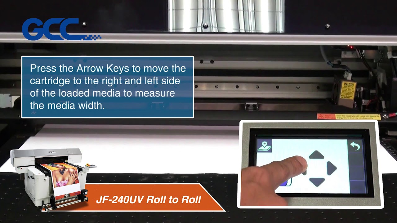 CSS GCC   JF 240UV Roll to Roll Demonstration