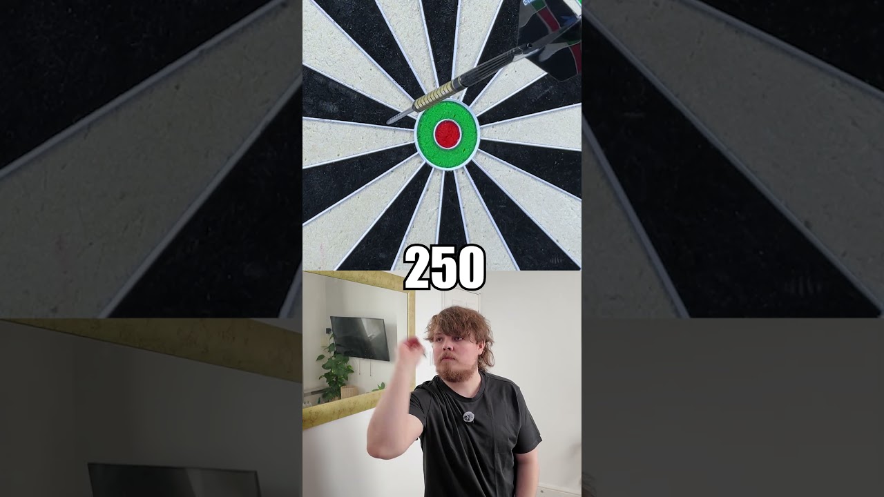 Can you hit the Bullseye more than me? 👀🎯 #darts #bullseye