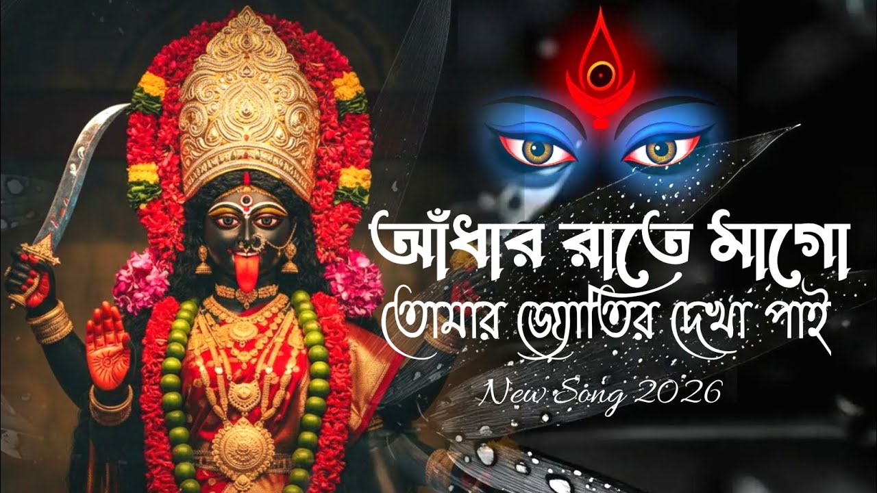 আঁধার রাতে মাগো তোমার জ্যোতির দেখা পাই | মা কালীর ভক্তি মূলক গান | ঠাকুরের বাংলা গান ‎⁨@amusiccfm
