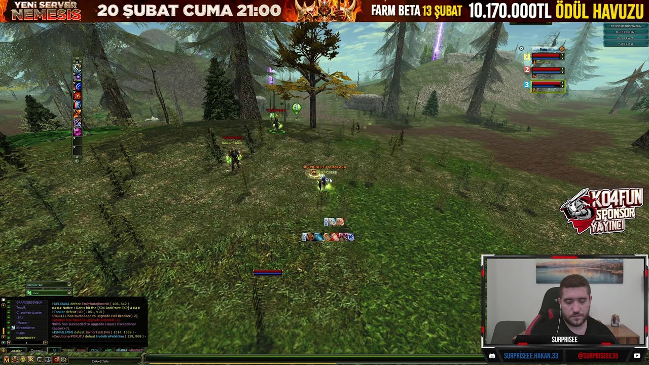 🔥#KO4FUN - Farm Beta Açıldı. 20 Şubat Official 🔥 #knightonline #SURPRISEEE