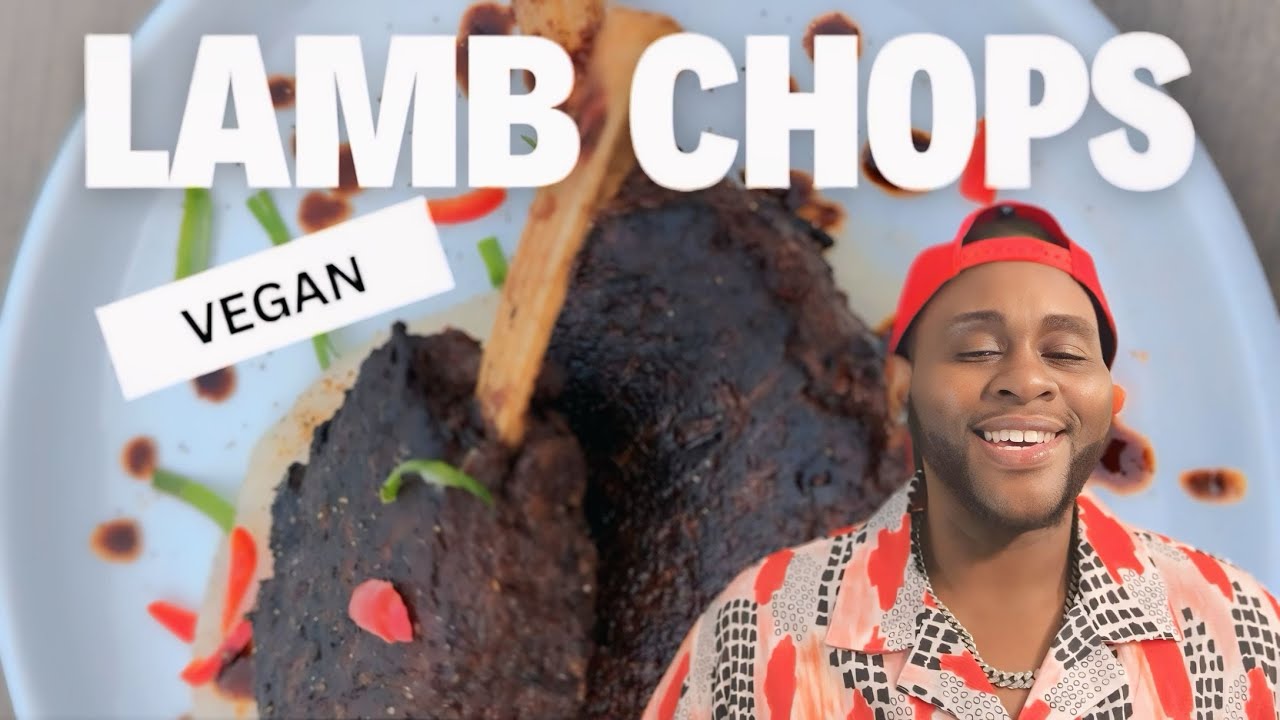 How to Make Juicy Vegan Lamb Chops | Two Techniques: Cast Iron & Air Fryer | Vegan Comfort Food