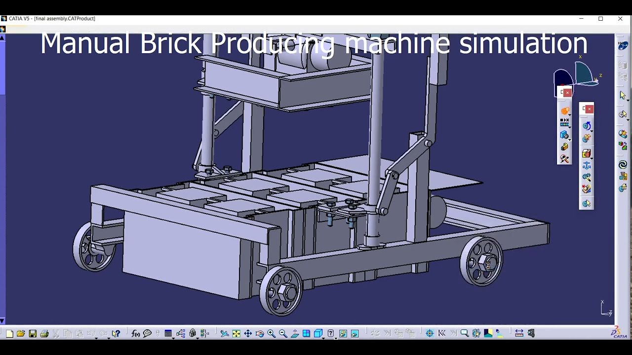 41 manual brick producing machine mechanism simulation