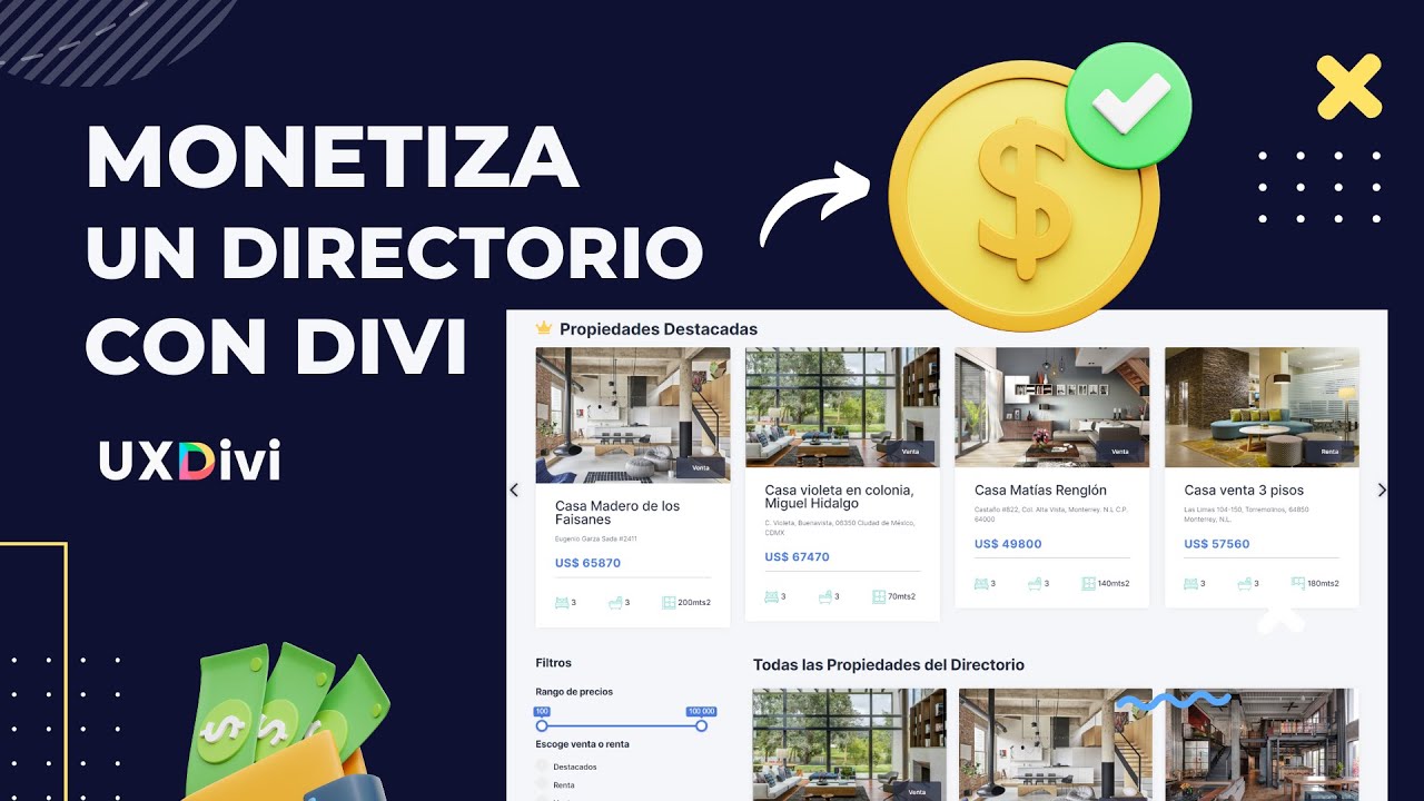 ✅ TUTORIAL DIVI: Como crear y MONETIZAR un DIRECTORIO con DIVI 🔥 [Crea un negocio recurrente 😎]