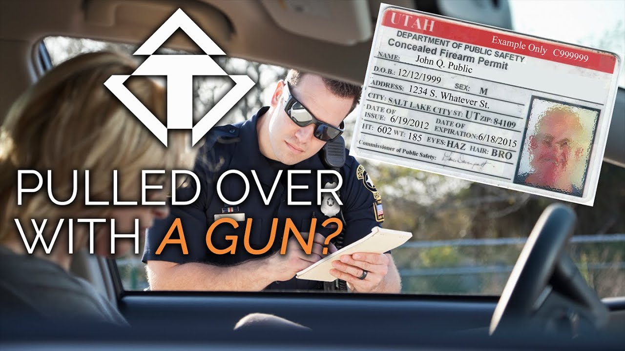 Interacting with police officers when carrying a gun, CCW CPL - TENICOR