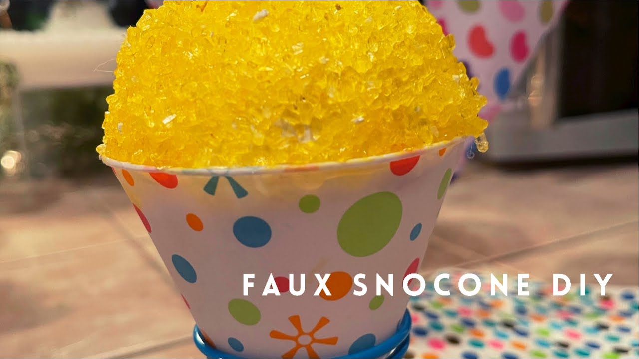 Fake Sno Cones DIY /End Of Summer 🍧🍧Series #2