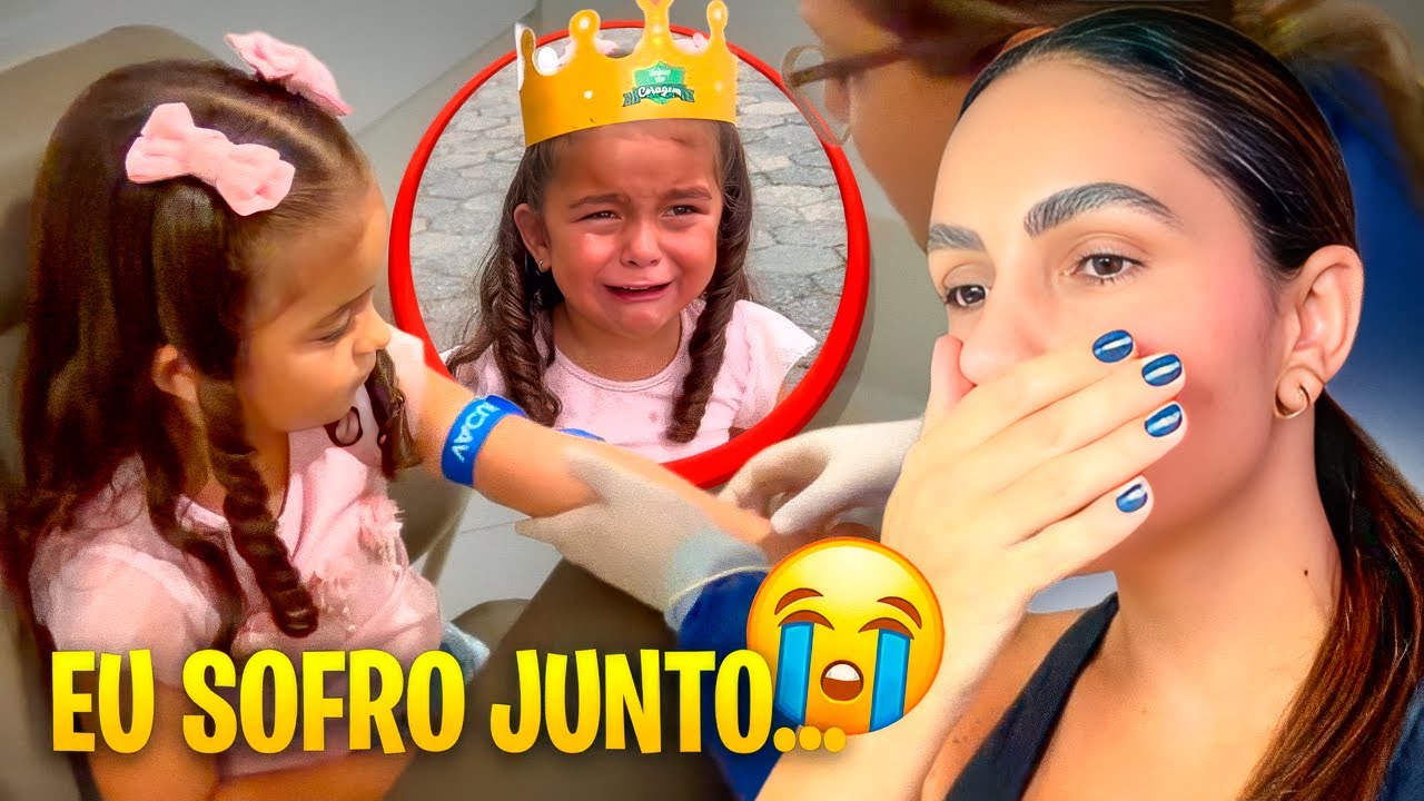 ELA CHOROU MUITO NO EXAME! 😫😭 | *dói demais em mim!*