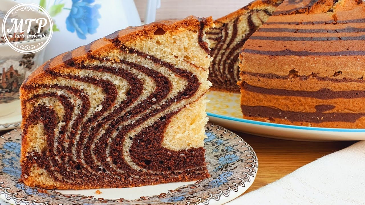 BIZCOCHO CEBRA | Receta fácil | Mi tarta preferida