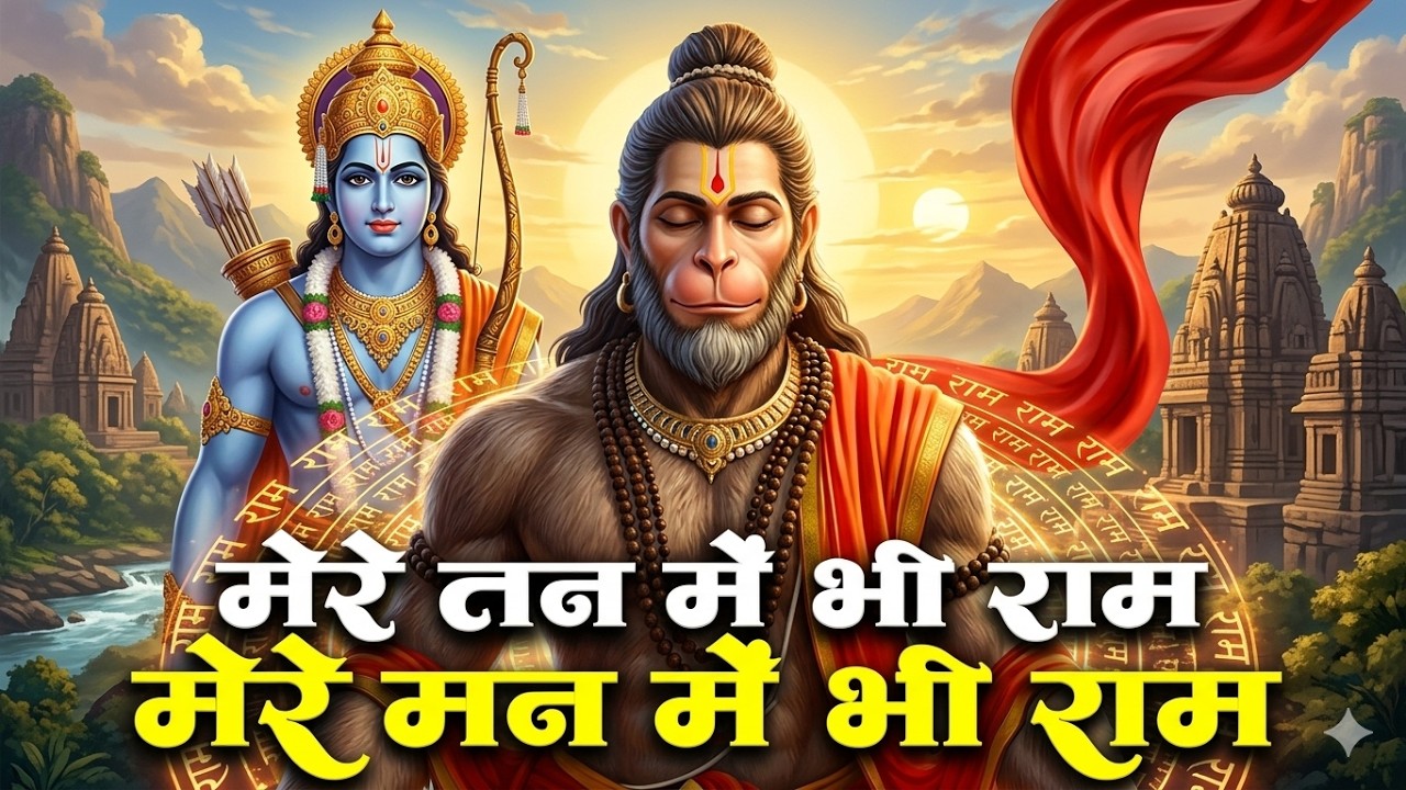 Nonstop मेरे तन में भी राम मेरे मन में भी राम | Ram Naam Jap | Powerful Ram Bhajan