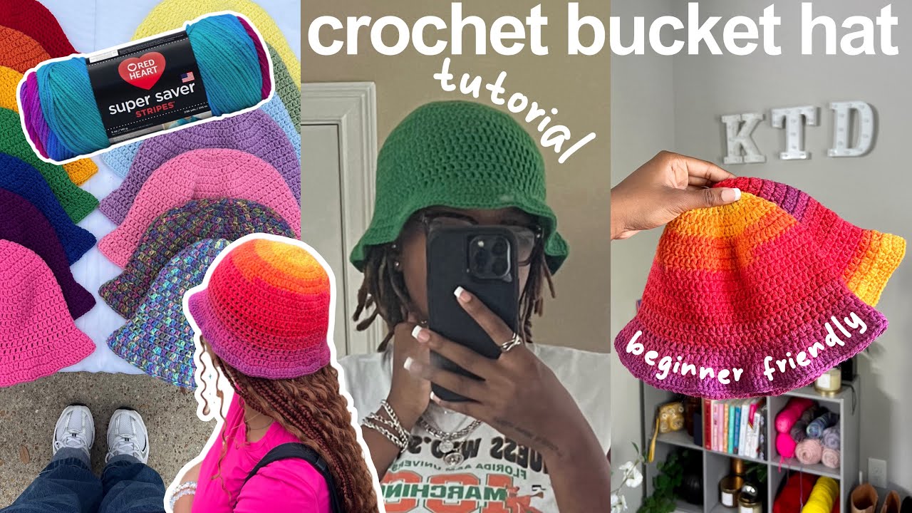 how to: crochet bucket hat