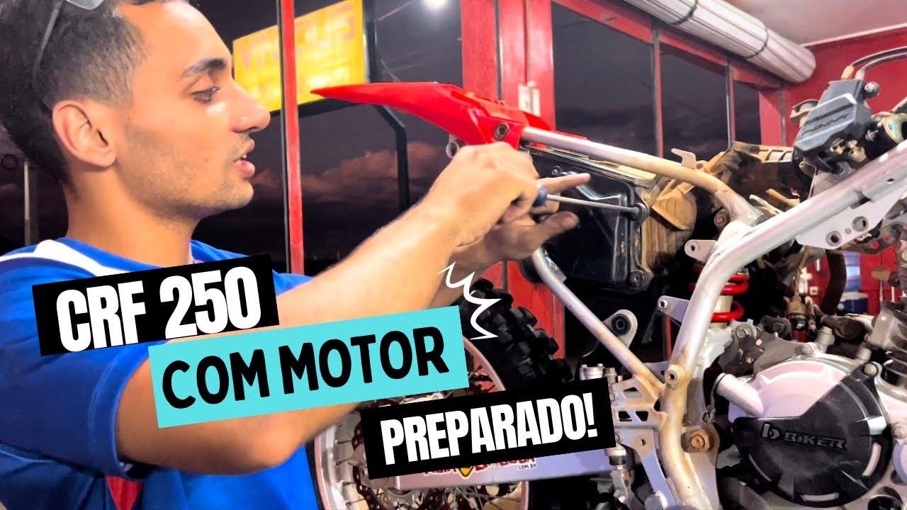 Preparação 310cc em uma CRF 250 - VINÍCIUS MOTO PEÇAS
