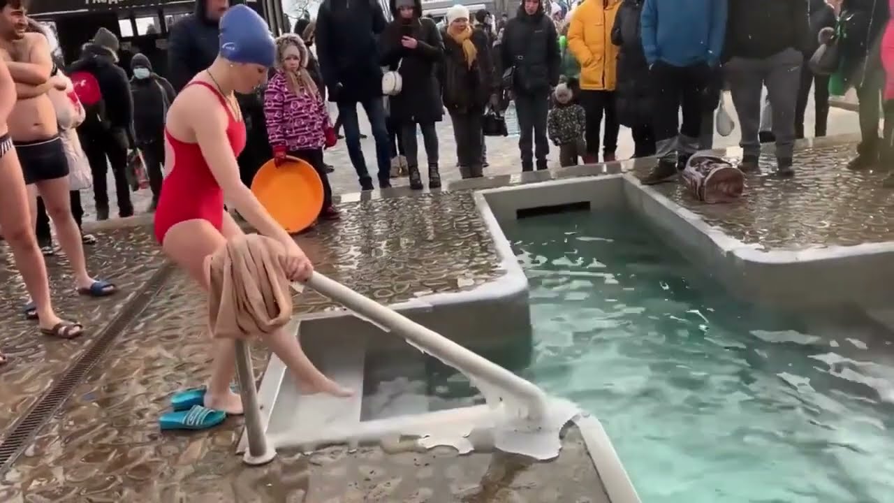 ICE HOLE BATHING / COLD WATER | SWIMMING WINTER | EPIPHANY BAPTISM 2023