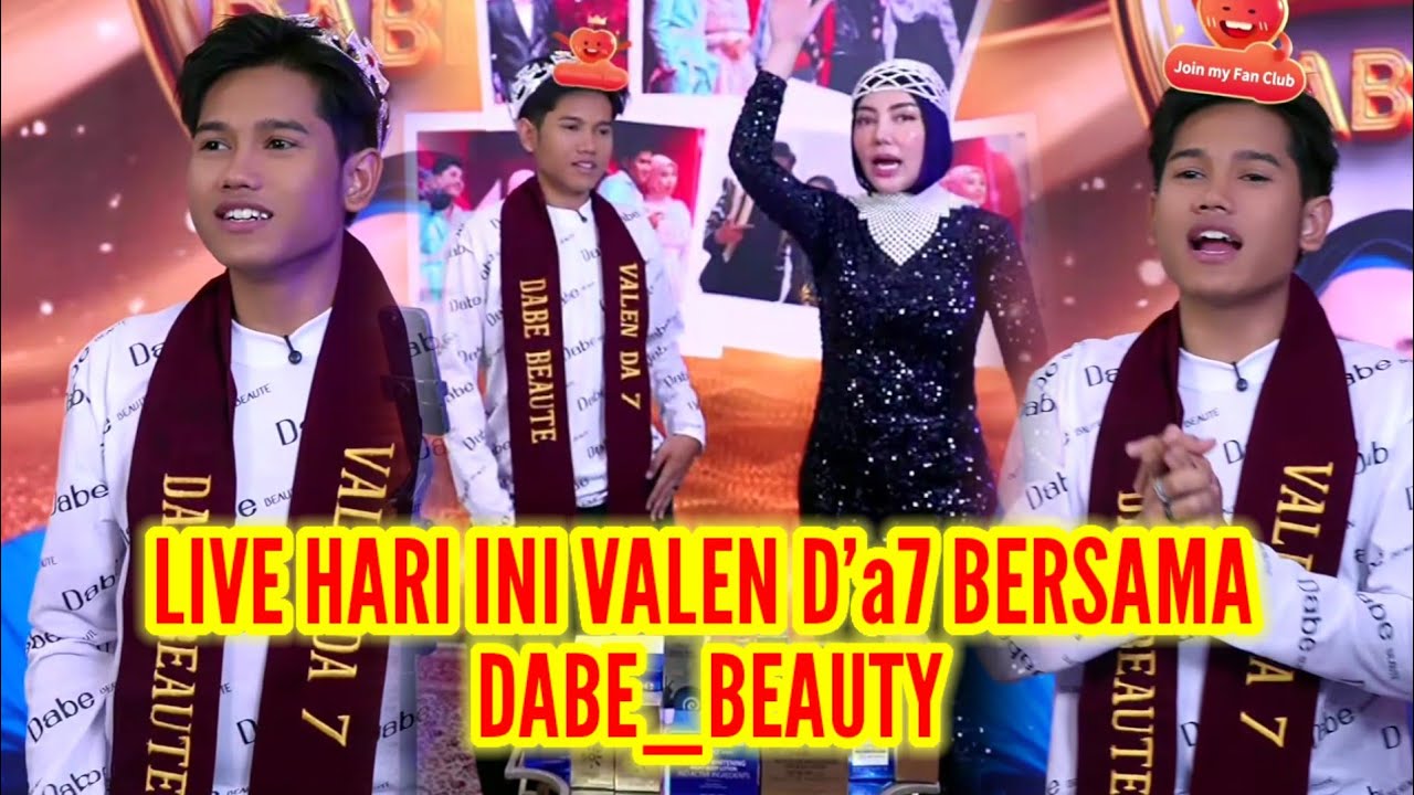 LIVE HARI INI VALEN Da7 BERSAMA DABE_BEAUTY.