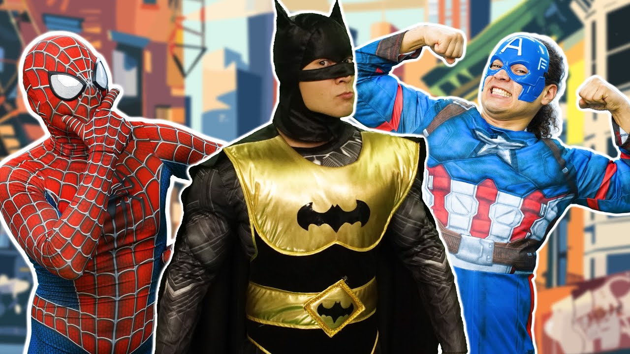 Batman Superhero Kids Song + More Superheroes Songs and Nursery Rhymes | BalaLand