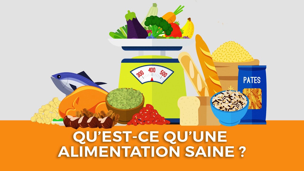 Qu'est-ce qu'une alimentation saine?