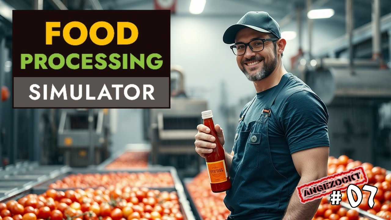 Food Processing Simulator #07 🍅 Tomaten in Flaschen quetschen #angezockt #deutsch #boubers